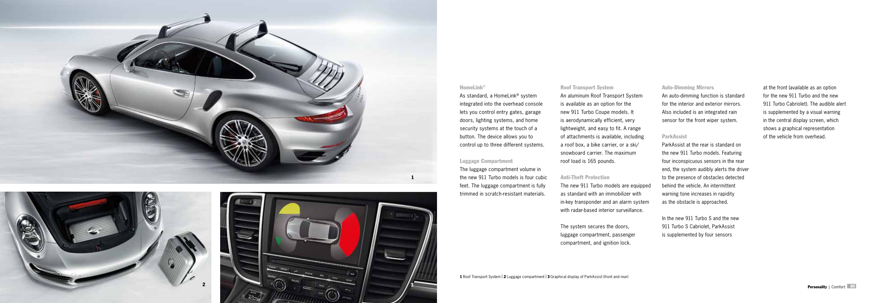 2014 Porsche 911 Turbo Brochure Page 33